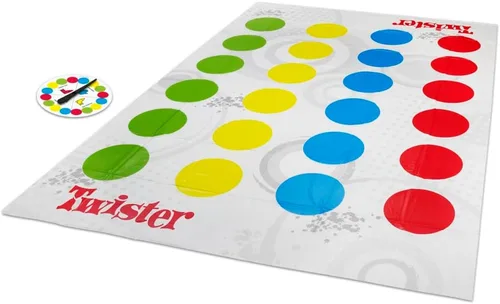 Miniatura 3 de Hasbro Gaming Twister Partyspiel für Familien und Kinder, Twister Spiel ab 6 años, klassisches Spiel für drinnen und draußen