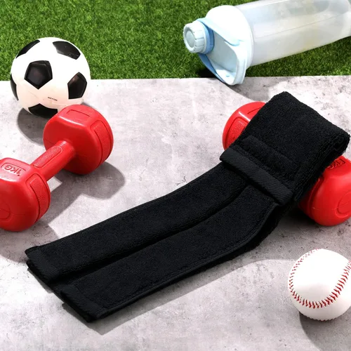 Miniatura 4 de Moukeren 3 toallas de campo de fútbol de lazo cerrado, accesorios de fútbol de algodón, toalla deportiva con cierre de gancho y bucle para fútbol