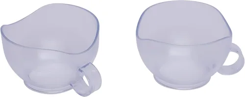 Miniatura 4 de Dispensador de cereales para montar en la pared, organizador de cereales, dispensador de granos de café con 2 cubos y 2 tazas, almacenamiento