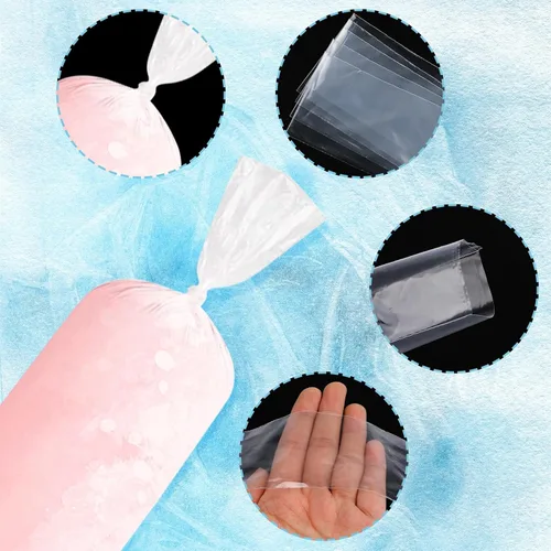 Miniatura 4 de LOMIMOS 200 bolsas para hacer paletas de hielo, bolsas desechables de plástico para paletas de hielo con embudo para adultos y niños, para hacer