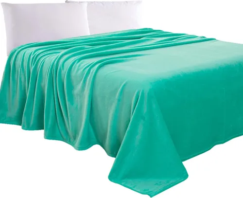 Miniatura 25 de Elegant Comfort Manta de Lujo con Sensación de Terciopelo, Manta Ligera para Todas las Estaciones, Ultra Suave, de Felpa de Forro Polar de Franela