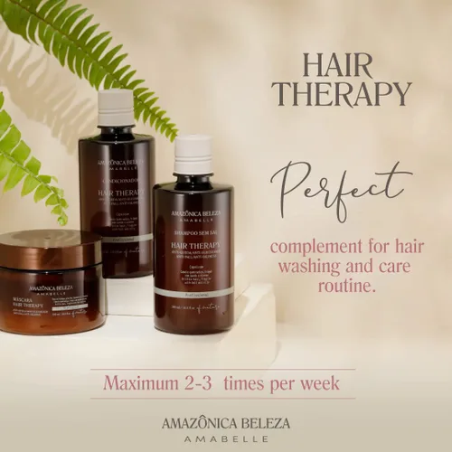 Miniatura 5 de AMAZONICA BELEZA - Acondicionador de terapia capilar, elimina la pérdida de cabello graso y promueve el crecimiento, acondicionador profesional