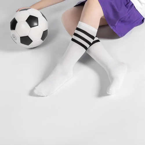 Miniatura 3 de BONANGEL Kids Soccer Socks 6-8 Years Old, Boys Girls Knee High Athletic Sports Football Baseball Socks 8-10 10-12 Years
