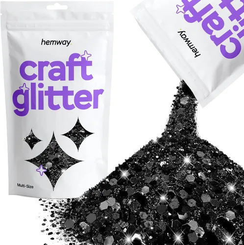 Miniatura 16 de Hemway Craft Glitter - Rojo Copos de lentejuelas metálicas de varios tamaños para manualidades de resina y epoxi Suministros para vasos