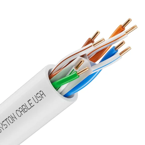 Miniatura 18 de Syston Cable Tech Cat6A+ - Cable Ethernet crudo a granel negro a granel 700 MHz 20 pies 23AWG 4pr par trenzado sin blindaje UTP cobre sólido desnudo