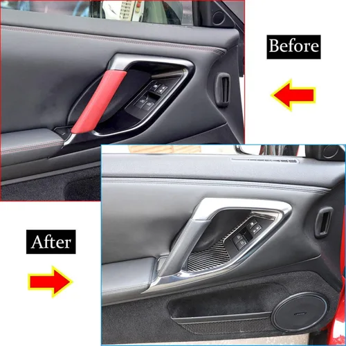 Miniatura 2 de Calcomanía de fibra de carbono para coche, botón de elevación, cubierta de panel para Nissan GTR R35 2008 a 2016 (fibra de carbono)
