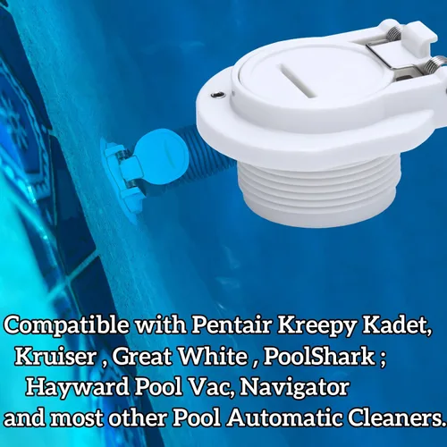 Miniatura 4 de Cerradura de cubierta de piscina, accesorio de pared de seguridad compatible con Hayward, Zo-diac, aspiradora de piscina Pen-tair, GW9530 Puerto