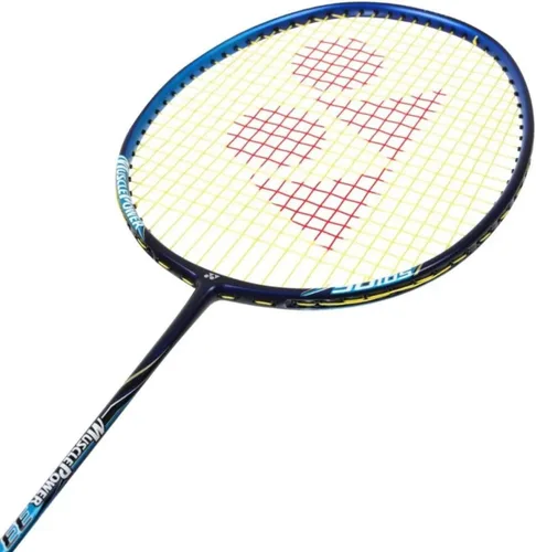Miniatura 4 de YONEX Graphite Muscle Power 33 Light (modelo 23-24) Raqueta de bádminton encordada, color azul