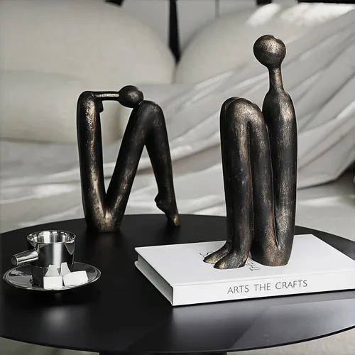Miniatura 5 de Sujetalibros, Sujetalibros de Resina Antideslizantes para Libros Pesados, Sujetalibros para Estantes Decorativos, Decoraciones Creativas