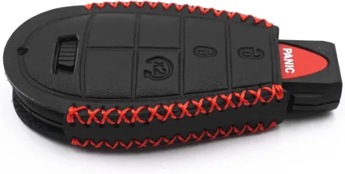 Miniatura 6 de Cuero para llaves de coche, Negro