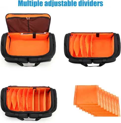 Miniatura 9 de Bolsa de deporte para zapatos de viaje, bolsa de lona para hombres y mujeres, gimnasio, deporte, equipaje, bolsa de transporte, divisor de bolsa
