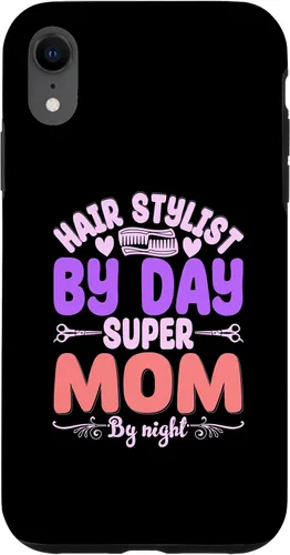 Miniatura 25 de Hair Stylists by Day Super Mom by Night Hair Stylist Case para iPhone 17
