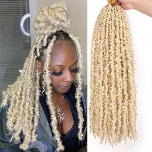 Miniatura 87 de ZRQ Butterfly Locs Cabello de Ganchillo Corto 6 Paquetes Negro Cabello Bob de Ganchillo 8 Pulgadas Locs Sintéticos Desordenados Desgastados Trenzas