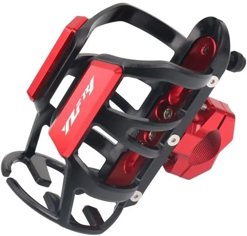 Miniatura 5 de QQLADY Z Motorcycle CNC Water Bottle Drink Cup Holder for Yamaha YZF-R1 YZF-R6 YZFR1 YZFR6 YZF R1 R6 XJ6 XJ6F XJ6N X (Color : YZF-R1 Red)