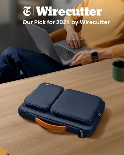 Miniatura 3 de tomtoc Bolso de hombro protector 360 para portátil para MacBook Air de 13 pulgadas 2025 M4/A3240, M3/A3113, M2/A2681, M1/A2337, MacBook Pro M2/M1