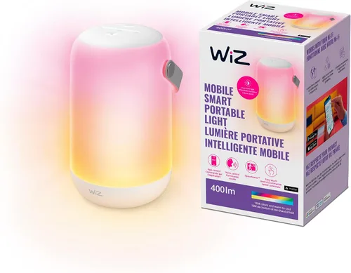 Miniatura 11 de WiZ Connected Hero v2 - Lámpara de mesa portátil inteligente, habilitada para WiFi, 16 millones de colores, compatible con Alexa y Google Home