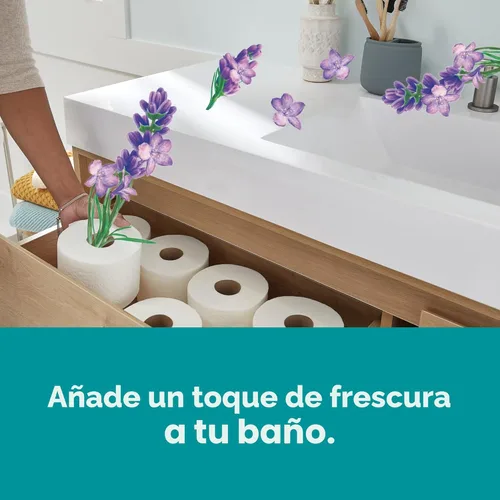Miniatura 2 de Angel Soft Papel higiénico con tubo perfumado de lavanda fresca, 8 megarrollos = 32 rollos regulares, papel higiénico suave y fuerte