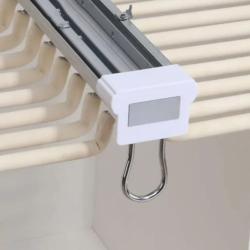 Miniatura 3 de Barra extensible extraíble para armario, soporte organizador de ropa ajustable, perchero extraíble con amortiguador, soporte extensible