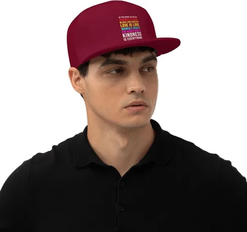 Miniatura 80 de Pride Flag in This House We Believe Science is Real Black Lives Matter Baseball Hats for Men Dad Hat,Black