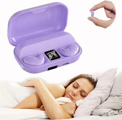 Miniatura 8 de Xmenha Auriculares invisibles inalámbricos Bluetooth para dormir pequeños auriculares para dormir de lado