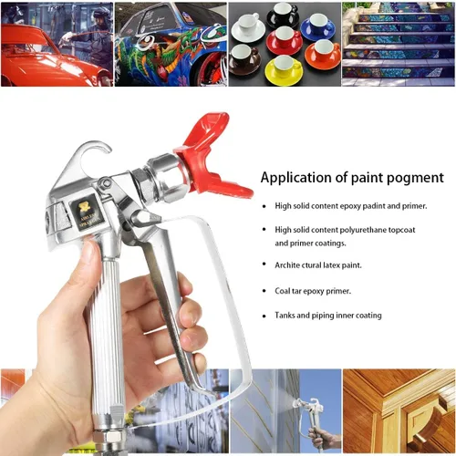 Miniatura 4 de Kit de pistola de pintura sin aire, 9 piezas con 2 puntas 517 y protector de boquilla, 5 filtros de pistola pulverizadora de pintura sin aire