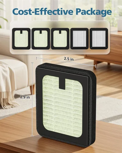 Miniatura 6 de Filtro avanzado de repuesto para lavadora de biberones Baby Brezza, esterilizador y secadora, piezas de filtro de aire avanzado (no para Pro)