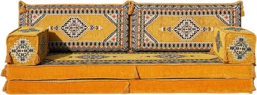Miniatura 51 de arabicsofa Sofá de piso árabe Jalsa - Sofá tradicional hecho a mano para sala de estar