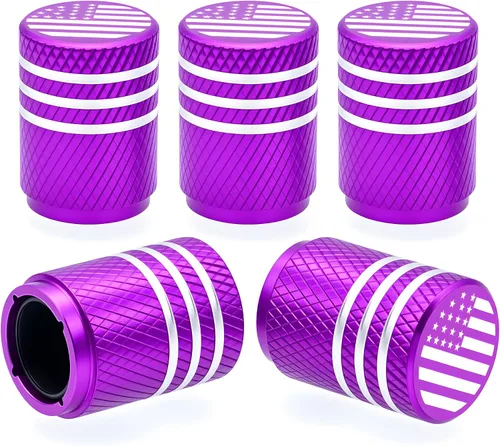 Miniatura 45 de 4 piezas tapones de válvula de neumático en forma de dados, cubiertas universales de válvula de neumático a prueba de polvo con núcleo de cobre