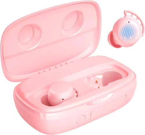 Miniatura 7 de Tribit Auriculares inalámbricos, 110 horas de reproducción, Bluetooth 5.3 IPX8, impermeable, control táctil, verdaderos auriculares inalámbricos