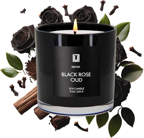 Miniatura 114 de Lulu Candles Sexy Man Vela perfumada de lujo en tarro de soja Vertida a mano en los Estados Unidos Altamente perfumada y duradera