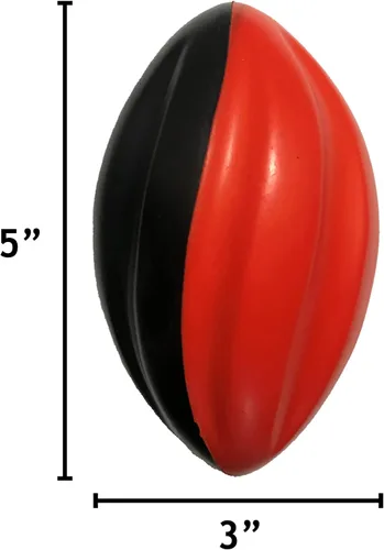 Miniatura 6 de Mini balón de fútbol americano pequeño de espuma en espiral de 5 pulgadas para niños, paquete de 3 mini balones de fútbol suave, fácil agarre