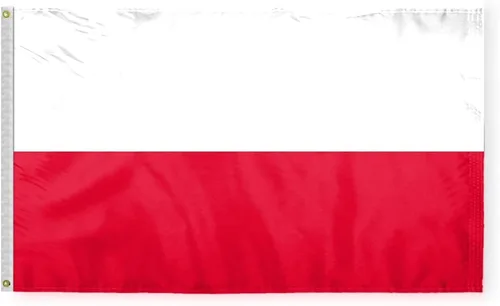 Miniatura 8 de AGAS - Bandera de coche de Polonia de 10.5 x 15 pulgadas, bordes de doble costura, impresión de doble cara en poliéster Superknit de 19 pulgadas