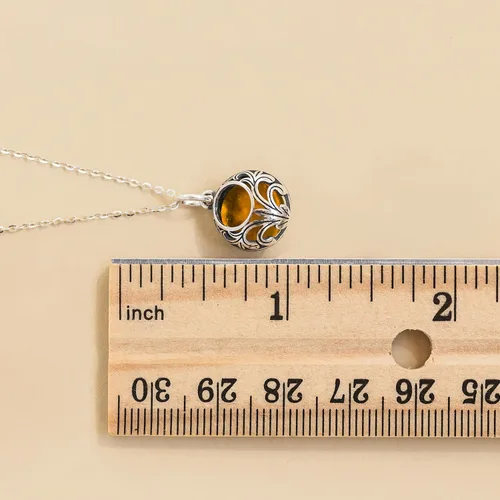 Miniatura 28 de Bottled Up Designs Handmade Vintage Lace Necklace, Recycled Vintage Bottle Glass, Sterling Silver, Eco Friendly, Made in USA, Birthday Gifts