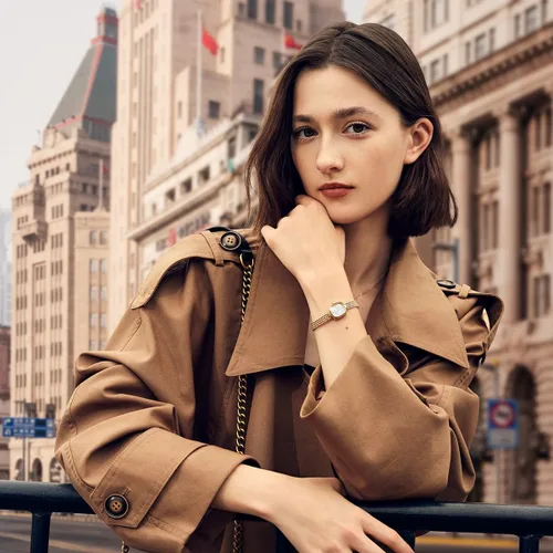 Miniatura 4 de FIYTA Reloj dorado pequeño para mujer, caja rectangular vintage, relojes de pulsera de acero inoxidable para mujer