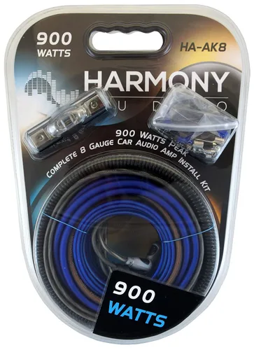 Miniatura 7 de Harmony Audio Kicker 46TL7T82 Car Audio L7T - Paquete de subcaja delgada de 8 pulgadas con amplificador Harmony HA-A400.1 y kit de amplificador