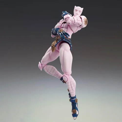Miniatura 2 de QAHEART Figuras de Killer Queen Kira Yoshikage Figura de Anime Estatua Ultra Movible Figura de Acción para Cumpleaños Killer Queen Rosa