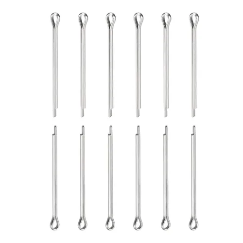 Miniatura 14 de DTGN Pasadores de clip de chaveta de 0.039 in x 0.394 in (DXL), paquete de 30 - Bueno para maquinaria - Sujetadores de horquilla de acero inoxidable