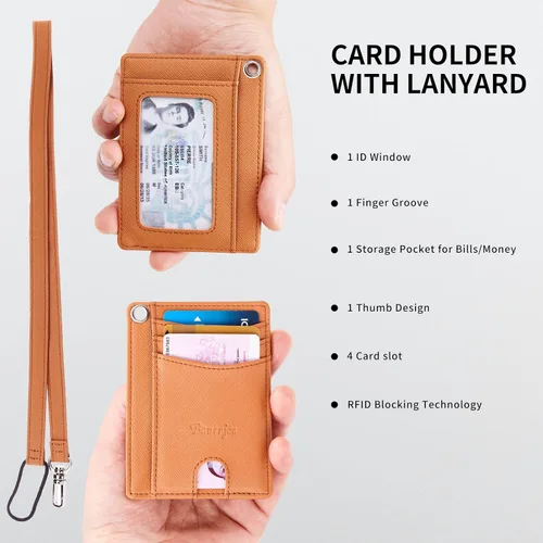 Miniatura 6 de Silm Leather Wallet for Men RFID Blocking Bifold Larger Capacity with (12+6) Slots Credit Card Holder with Gift Box