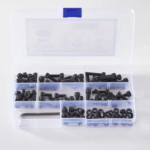 Miniatura 6 de Tornillos y tuercas M5 x 0.236 in, 0.315 in, 0.394 in, 0.472 in, 0.630 in, 0.787 in, 0.984 in, cabeza hexagonal, tornillos y tuercas, tornillo