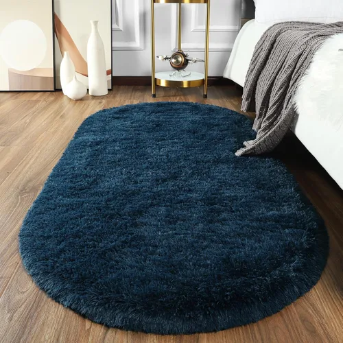 Miniatura 27 de Softlife Alfombras Esponjosas para Dormitorio, Alfombra de Área Peluda Bonita para Niñas y Niños Habitación de Bebé Decoración del Hogar, 2 x 5 Pies