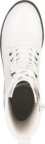 Miniatura 3 de DREAM PAIRS Botas de combate negras con cordones, botas militares de invierno para mujer