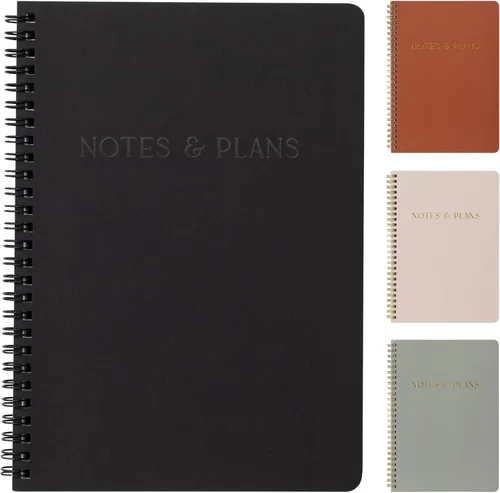 Miniatura 12 de Hermoso planificador diario y cuaderno con horario por hora, bloc de notas estético en espiral para organizar fácilmente tus tareas y citas