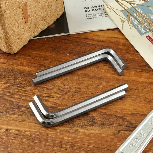 Miniatura 5 de Piutouyar Llave hexagonal de 0.236 pulgadas, llave Allen en forma de L, llave hexagonal pequeña para reparación de bicicletas y muebles (10 piezas)