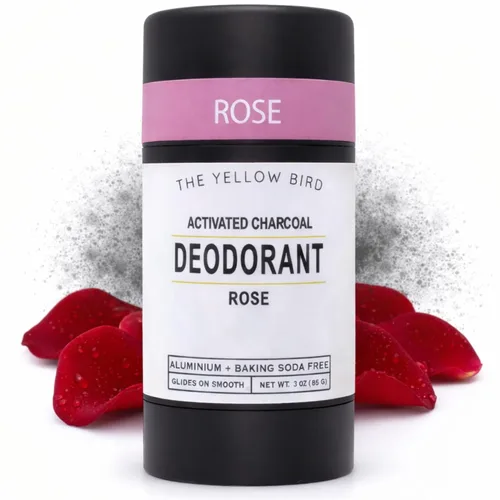 Miniatura 9 de Desodorante de carbón para hombres y mujeres con árbol de té y menta, desodorante sin bicarbonato de sodio y fórmula de magnesio sin aluminio