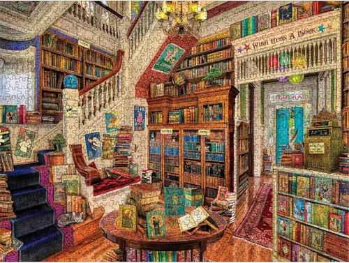 Miniatura 3 de White Mountain Puzzles Readers Paradise - Rompecabezas de 1000 piezas