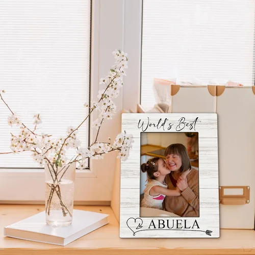 Miniatura 2 de Marco de fotos Abuela de 5 x 7 pulgadas, marco de fotos de regalo de Abuelas de Navidad, Día de la Madre, regalos de cumpleaños para Abuelas