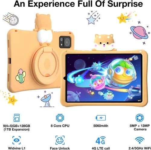 Miniatura 2 de T20mini KID - Tablet Android con pantalla FHD+ de 8.4 pulgadas, procesador Octa Core, 9 GB + 128 GB (1 TB TF), batería 5060 mAh tableta para niños