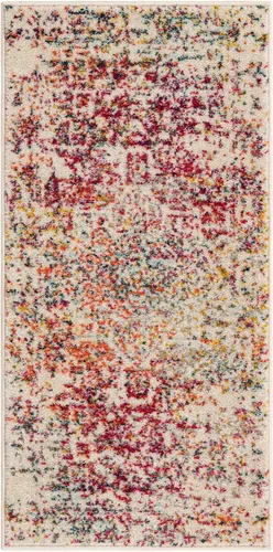 Miniatura 3 de Unique Loom Richmond Collection - Alfombra de área con medallón (2 pies x 4 pies 1 pulgada, color multicolor claro/negro)