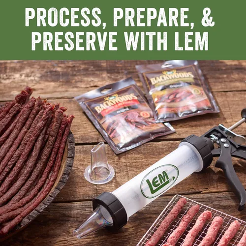 Miniatura 6 de LEM Products Backwoods Charqui Condimento paquete surtido, incluye sabores cajún, jalapeño, pimienta agrietada y teriyaki, ideal para caza