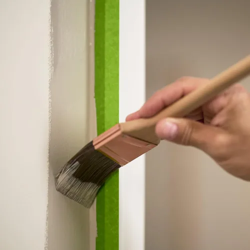 Miniatura 8 de FrogTape Cinta para pintores multisuperficie con bloque de pintura, 1 pulgada de ancho (0.94 pulgadas x 60 yardas), adherencia media, verde, 1 rollo